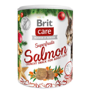 Brit Care Cat Superfruits Crunchy Snack Salmon 100g
