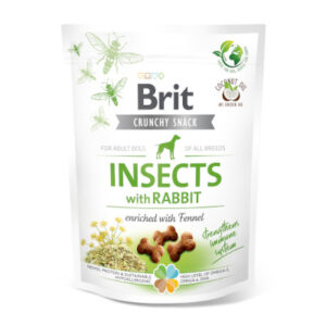 Brit Dog Crunchy Snack Insects & Rabbit 200g