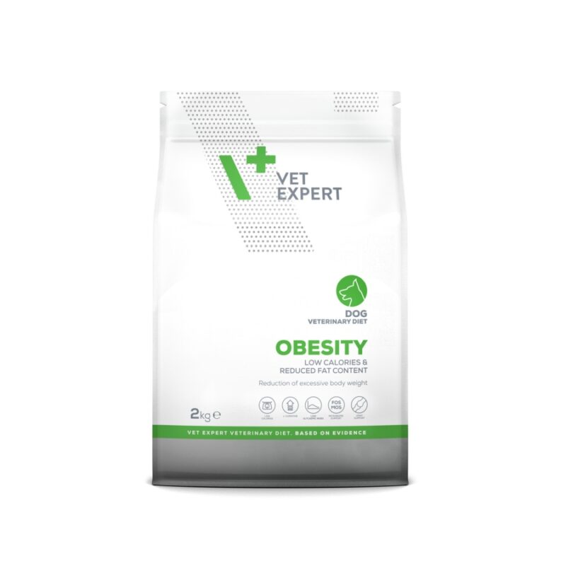 Karma dla psów z nadwagą – jak zadbać o zdrowie? 2 vet expert obesity dog sucha karma weterynaryjna dla psow